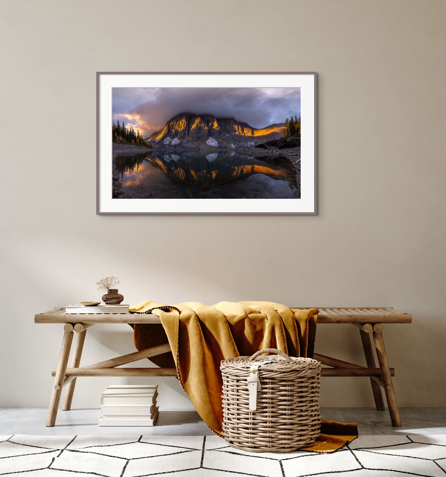 Morning at Floe lake