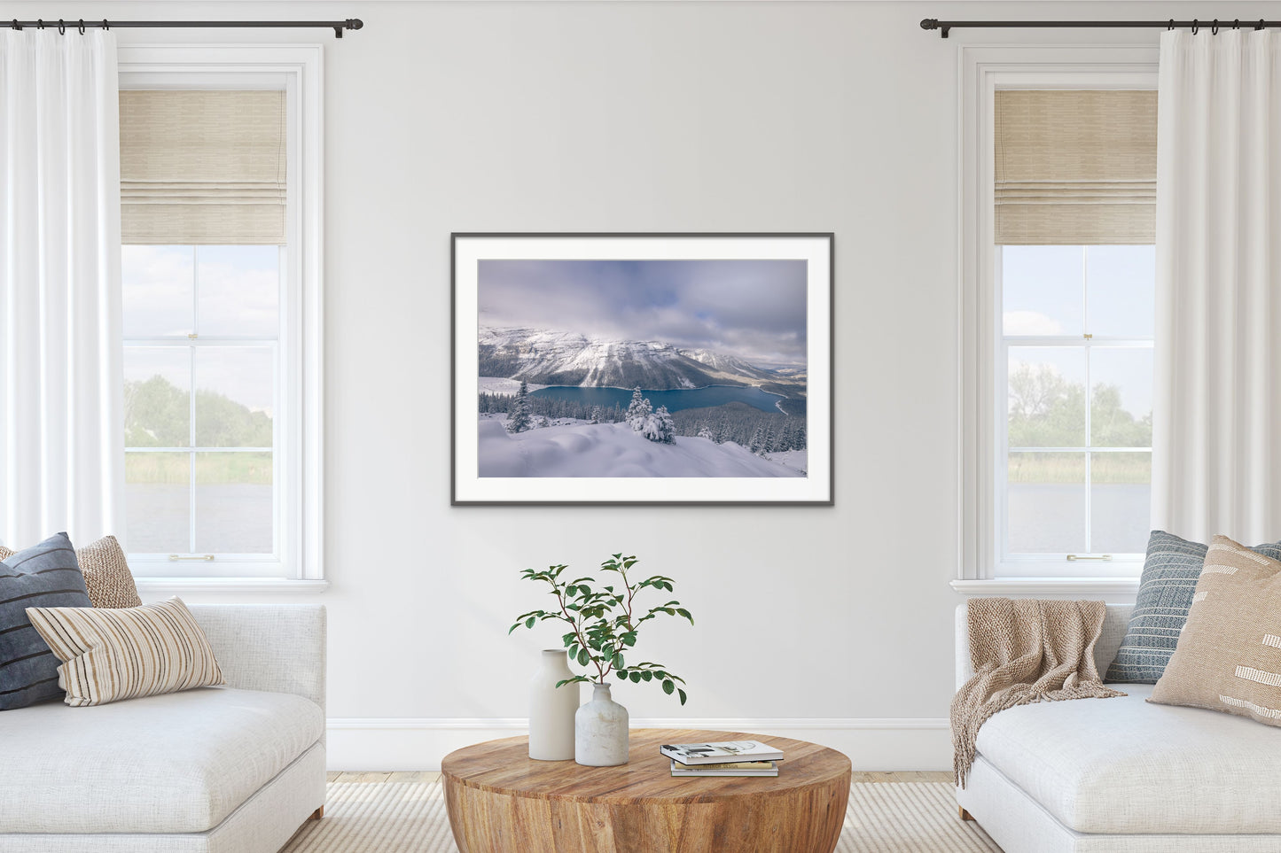 Snow Day at Peyto Lake