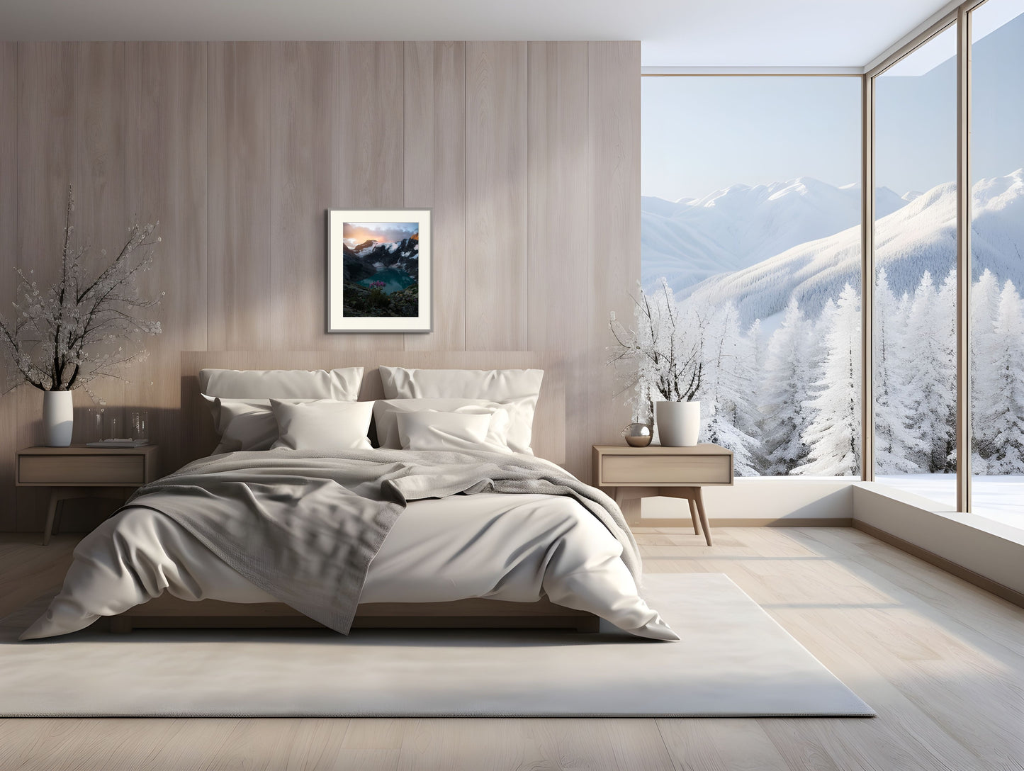 Hanging Glaciers photo print