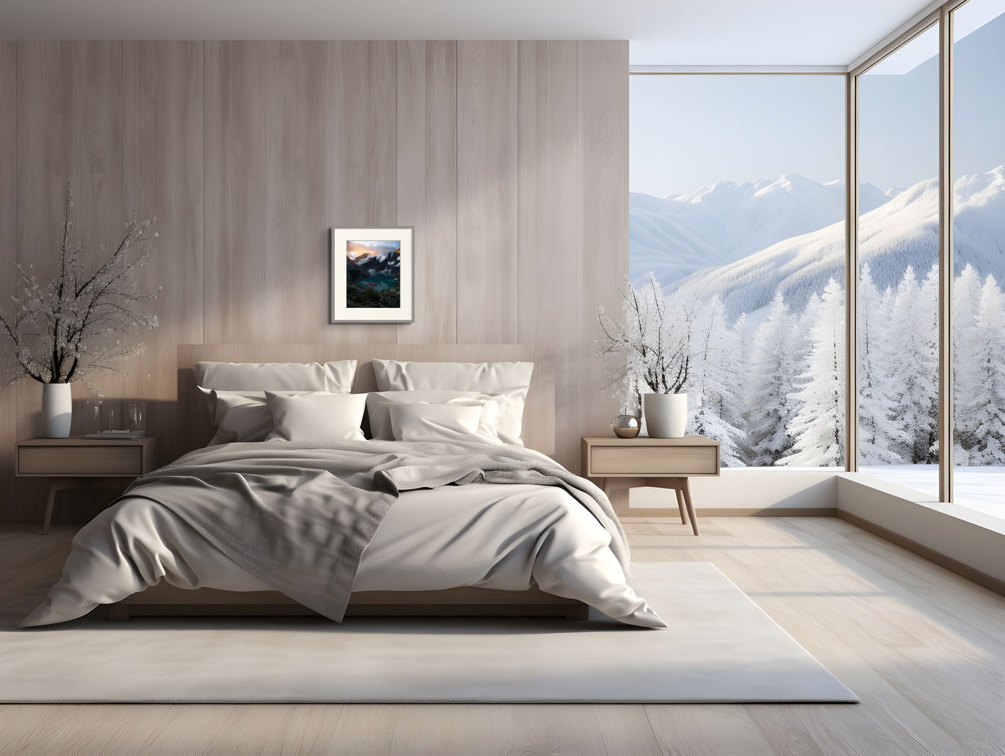 Hanging Glaciers photo print
