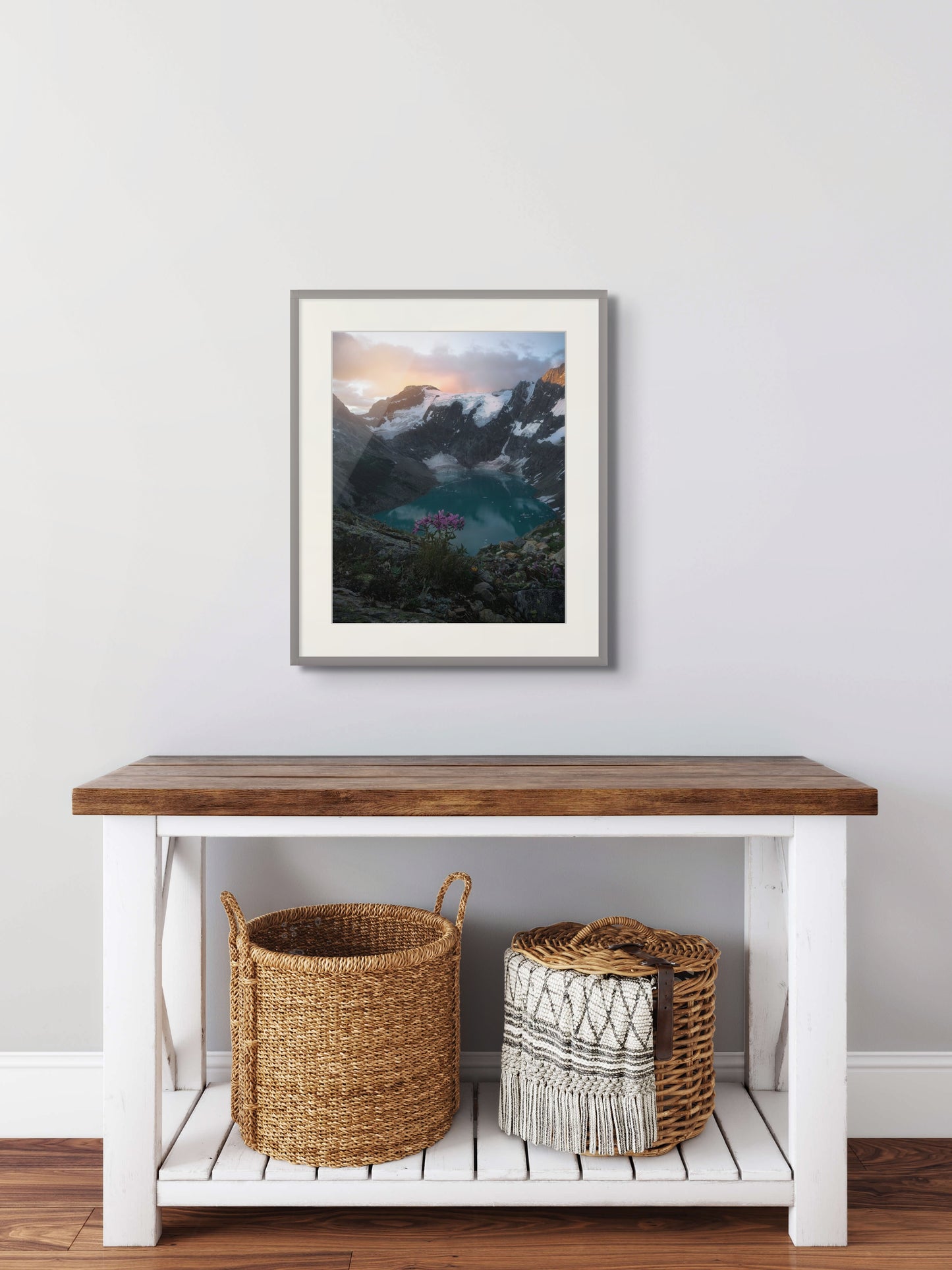 Hanging Glaciers photo print