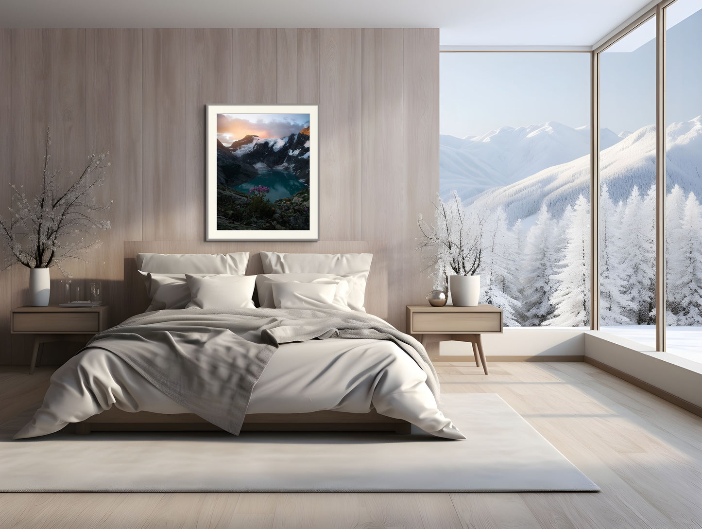 Hanging Glaciers photo print
